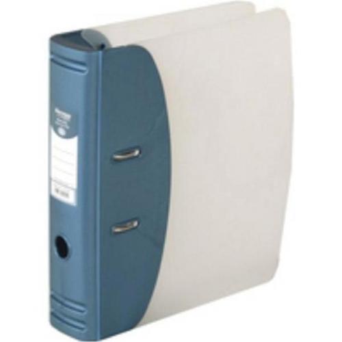 Hermes Lever Arch File Heavy Duty A4 78mm Capacity Metallic Blue 832007